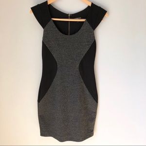 Express Black & Gray Bodycon ‘Little Black Dress’